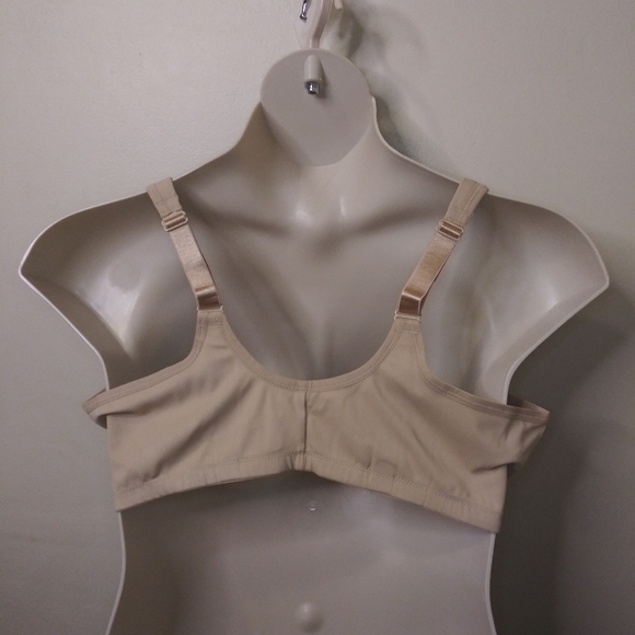 Playtex Secrets Nude Underwire Anchorstrap Technology Front Close Bra US4423 - Picture 5 of 10